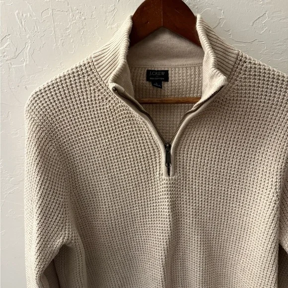 J. Crew Factory Men's Quarter Zip Sweater - Picture 3 of 5
